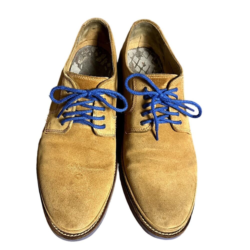 Cole Haan Suede Dress Shoes Blue Soles- size 9
